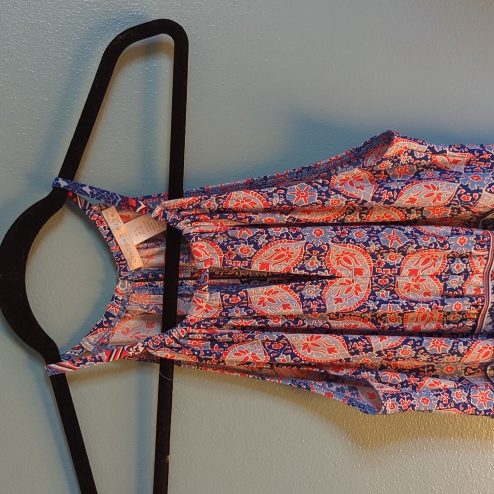 London Times maxi keyhole dress